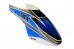 Airbrush Fiberglass Blue Sky Canopy - BLADE 130X
